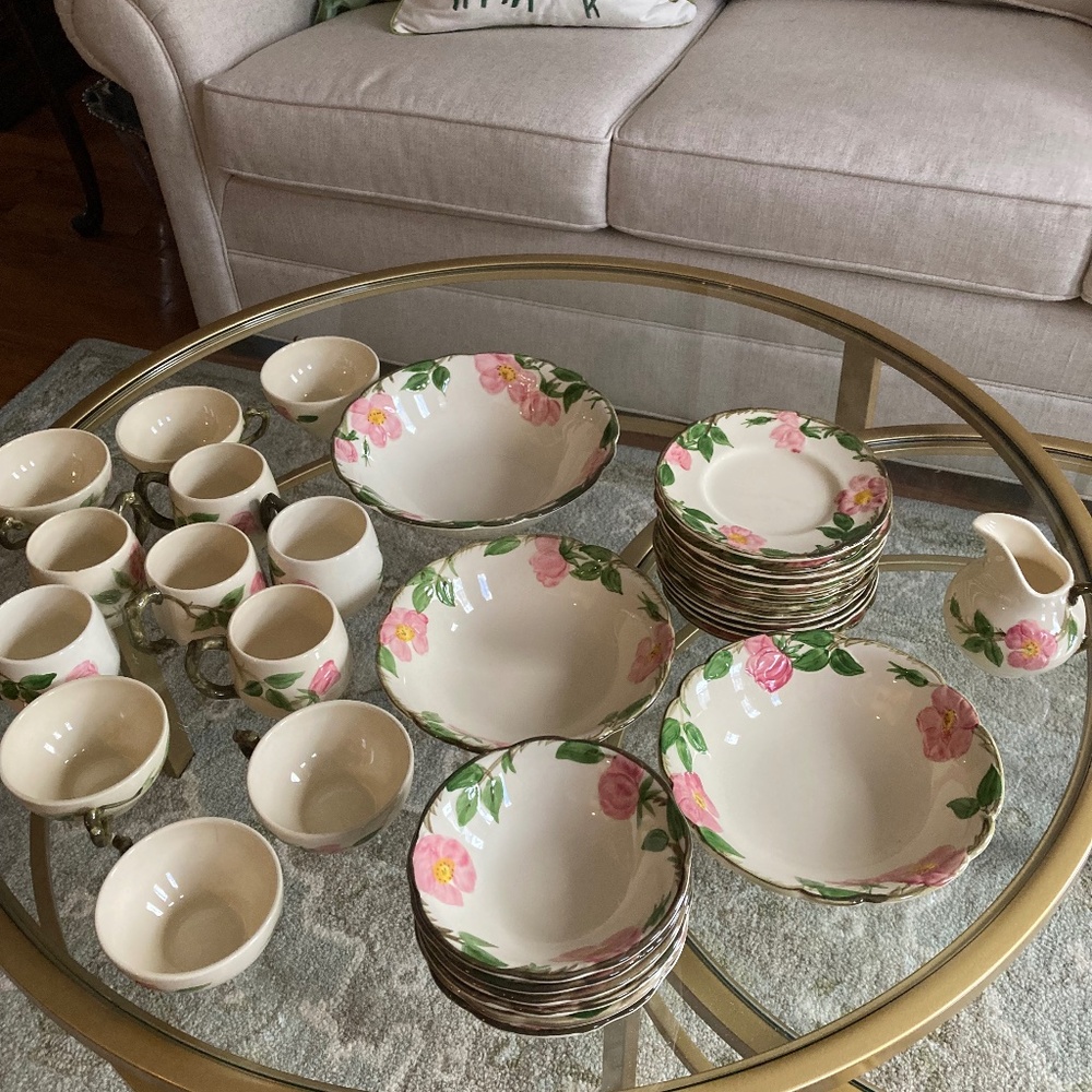 Franciscanware dining service